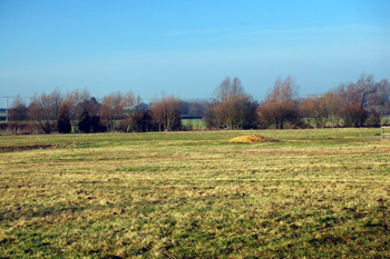 Countryside looking towards Salford January 2011